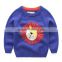 Kids Clothes 2015 Children's Cartoon Lion Sweater Baby Boy Sweater Pullover