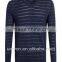 2014 Hot Sale Men's Horizontal Stripes Pattern Jacquard Pullover Sweater