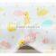 Winter new design yellow cotton children pajamas carter baby clothes set