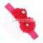 Europe and the United States selling roses Lace Baby Headband handmade flower child hair band aliepress goods
