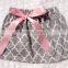 Many colors boutique stylish cotton mini quadrifoil baby girls skirt M5041513