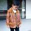B40701A 2017 winter new arrival boys fur coats