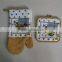 coffee design heat resistant cooking mittens for kitchen