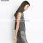 Women Grey Chunky Rib Cashmere Sleeveless Turtleneck Sweater