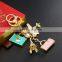 Zinc alloy purse bag metal keychains