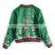 New design Embroidered Satin Woman Jacket Custom with great price