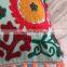 Indian Cotton Cushion Cover Suzani Embroidered Decorative Pillow Case Home
