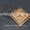 Jeans decorative pu leather patch custom metal label for jeans
