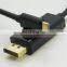 1.8M Length Type C USB 3.1 Male to DisplayPort DP Male Adapter Cable Support 4K for Macbook Tablet PC