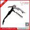 Wine Opener Waiters Corkscrew,Double Hinged Corkscrew + Foil Cutter Knife + Cap Opener - Easy One Hand Operation