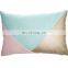 Custom Made Fashion Luxury High Quality Patchwork Faux Leather Cut Cushion in Stock