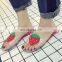 Women's Shoes Summer European and American Fashion flat sandals clear jelly slides