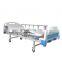 Hospital furniture 3 functions 2 cranks cheap electric folding hospital bed