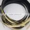 golden shiny plastic extrusion edge trim/strip/color and size can mdf