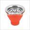 Cover Brass Clicker Bathtub Durable Pop Up Kitchen Basket Water Basin Bathroom Accessories Drain