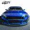 Body kit for Ford Mustang in robot style wide flare fenders front lip rear diffuser front spoiler and side skirts facelift