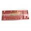 Raid prototyping 60% 65% mechanical keyboard case custom cnc anodized pink 6061 6063 aluminum keyboard