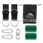 Hanging hammock hammock attachment set ,swing strap with 2 tree protection pads and 2 premium carabiners