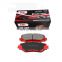 D1210 Auto spare parts high quality strong brake pads set for Japanese cars