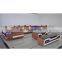 Modern gray fabric sectional couch living room sofa set