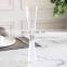 New Model Best Gift White Drinking Custom Glass Logo Wholesale Gold Flute Champagne