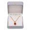 High quality luxury  Pu Leather Jewelry Box Luxury Ring gift  Box