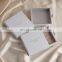 PandaSew Custom Logo Luxury Paperboard with Gray Microfiber Inside Bracelet Pendant Necklace Packaging Jewelry Box