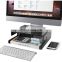 Acrylic Monitor Stand Riser with Keyboard Tray Computer Stand for Home Office PC Desk Stand