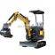 CE EPA Certificate 2ton Hydraulic Tailess Crawler Mini Excavator Prices 2 ton Mini Tailess Excavator For Sale