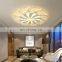 Modern Bedroom Living Room Flower Petal Shape LED Chandelier Changeable Colors Ceiling Light With APP And Remote Control