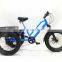 Factory direct selling 20 inch fat tire 7 speed tricycle human pedal snow tricycle
