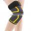Modern Design Customized Color Sports Basketball Running Compression 3D knitting Knee sleeve Support
