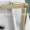 LIRLEE OEM modern water mixer tap bathroom stainless steel zinc brass waterfall basin faucet