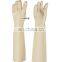 Oil & acid chemical resistant Red PVC Industrial Gloves
