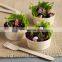 YADA biodegradable hand server wooden forks disposable spoon birch wooden knife pack with paper bag