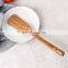 Factory direct supply Japanese creative triangle handle wooden spoon and fork set dessert and wooden tableware