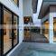 aluminum frame fixed louver window  glass and  louver glass for house