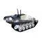 2022 new design IP65 waterproof rust-proof solar panel cleaning robot used mobile crawler rubber track chassis