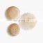 HOT Sale Decorative Woven Bamboo Wall Hanging Decor Set Wall basket decor Wholesale made in Vietnam Manufacturer