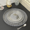 Wedding Decorative Clear Transparent Plastic Charger Plate Wholesale