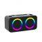 Family DJ LED USB Portable Party Blue tooth Karaoke Speaker With Mic RGB light wireless bluetooth speaker