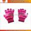 Full Finger Fashion Acrylic Knitted Gloves,wholesale Winter Magic Glove