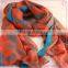 high quality custom printed silk scarves for women