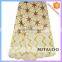 Mitaloo MSL0383 Top Quality Heavy African Lace Fabric Swiss Voile Lace with Best Price