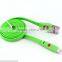 Hot Selling Slime USB Cable for iPhone 6 with LED Light