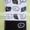 Hardcover spiral notebook