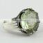Florida Style !! Green Amethyst 925 Sterling Silver Ring, Gemstone Silver Jewelry, Indian Silver Jewelry