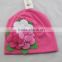 Brand Girls Hats Baby Beanie Warm photography flower Gifts newborn props Kids handmade gorras cap children