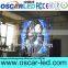 Transparent glass led display light bar video display building facade media display/mesh led display