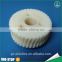 Custom precision diameter CNC machined nylon tooth gears black plastic gear wheel